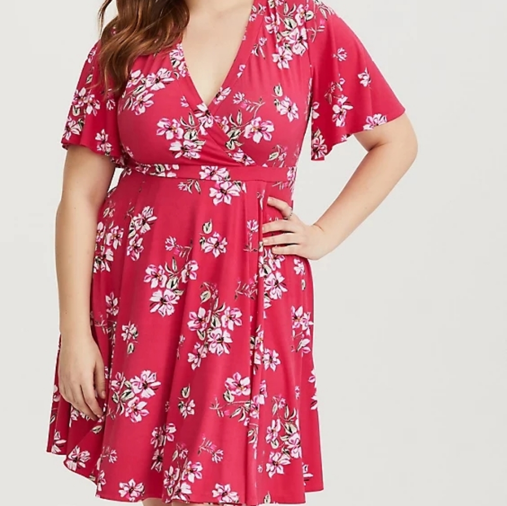 Torrid Faux Wrap Dress